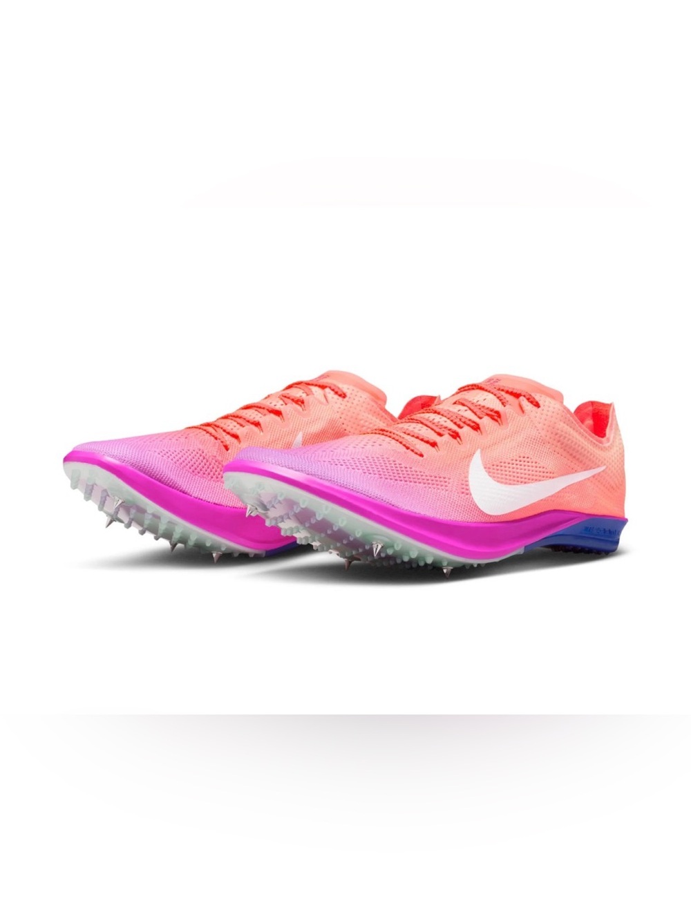 Nike Zoom Dragonfly 2 Track Spikes Bright Mango/White Indigo IO0310-800 Size 7.5